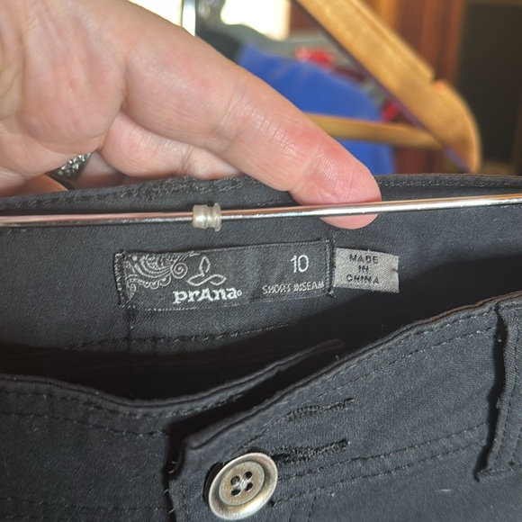 PrAna Halle Pant Black Size 10 Short - Picture 14 of 16